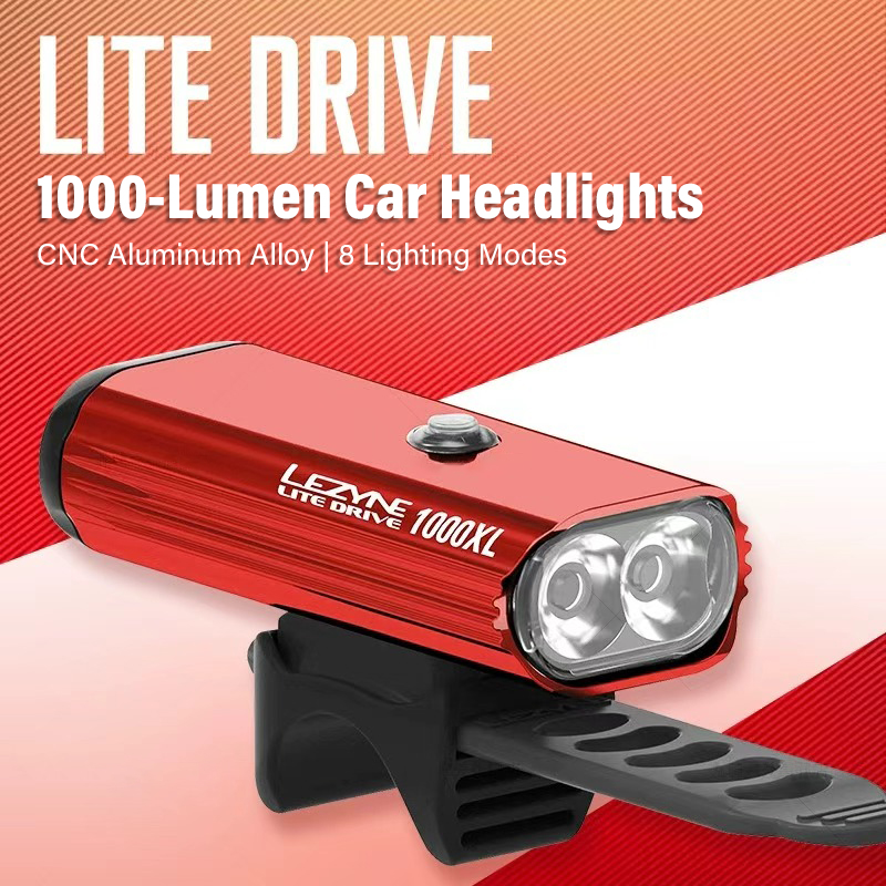 Rechargeable Bicycle Headlight 1000 Lumen - LEZYNE 1000 루멘 자전거 라이트 -