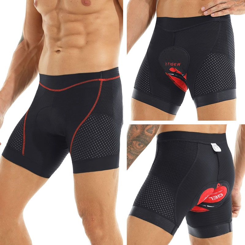 Padded Cycling Shorts 5D Gel - X 타이거 사이클링 반바지 업 그레