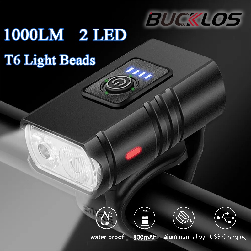 Rechargeable Bicycle Headlight 1000 Lumen - 자전거 조명 1000 루멘 2500mAh 도로