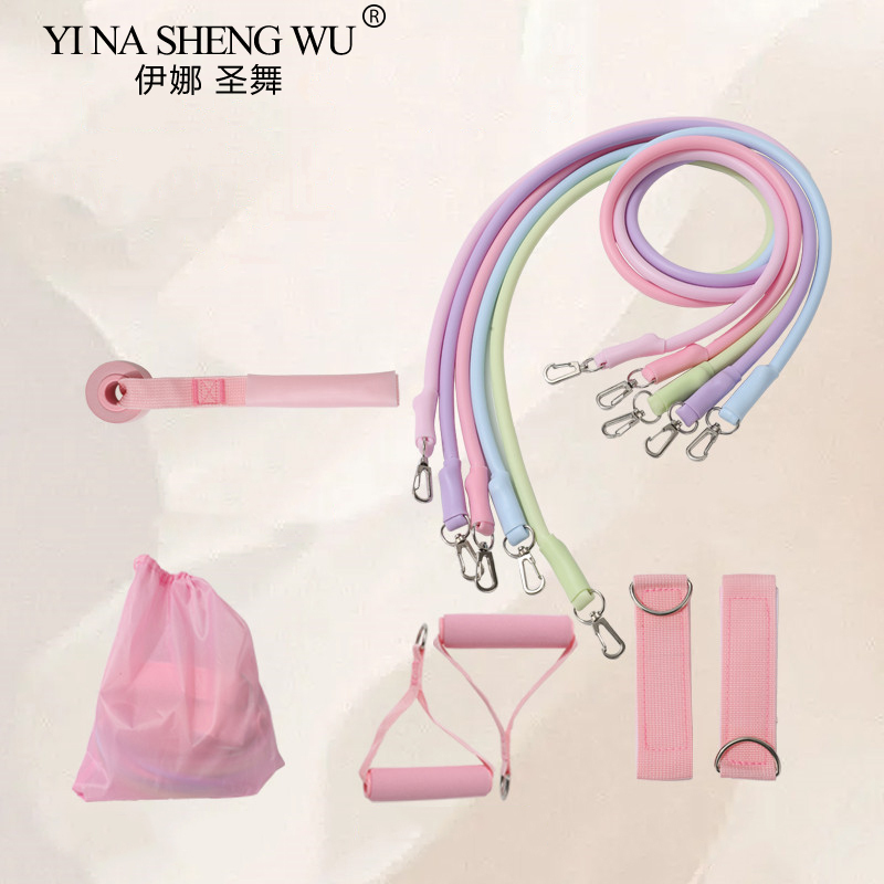 Resistance Bands Set With Handles - 발목 스트랩 저항 밴드 세트 피트니스