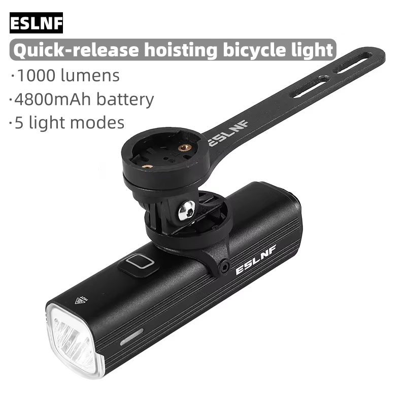 Rechargeable Bicycle Headlight 1000 Lumen - ESLNF 자전거 전조등 1000루멘 4800mAh 자전거