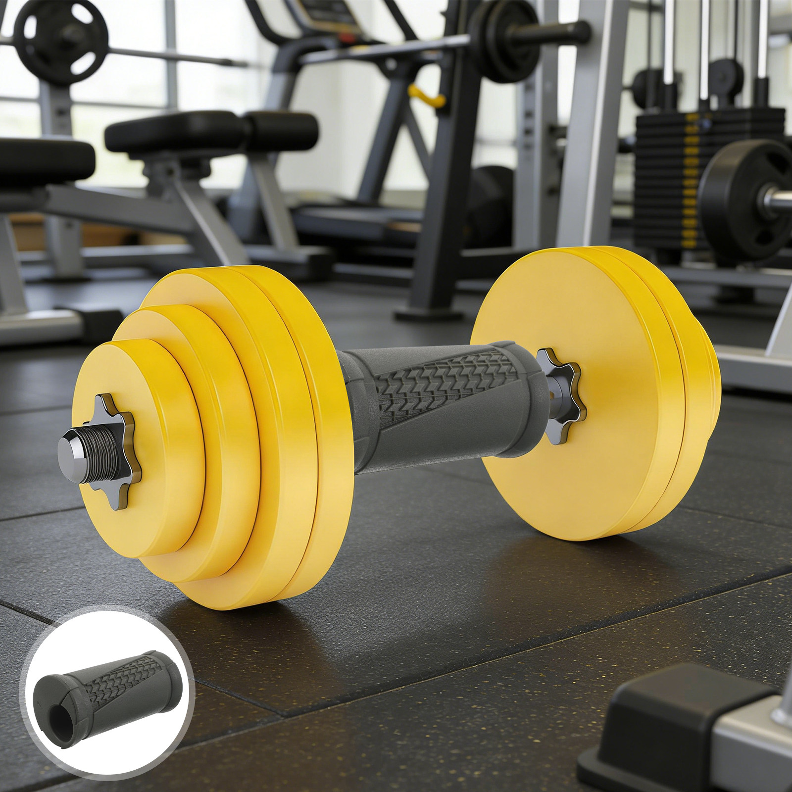 Fitness Equipment - 2Pcs 덤벨 핸들 그립 피트니스 근력