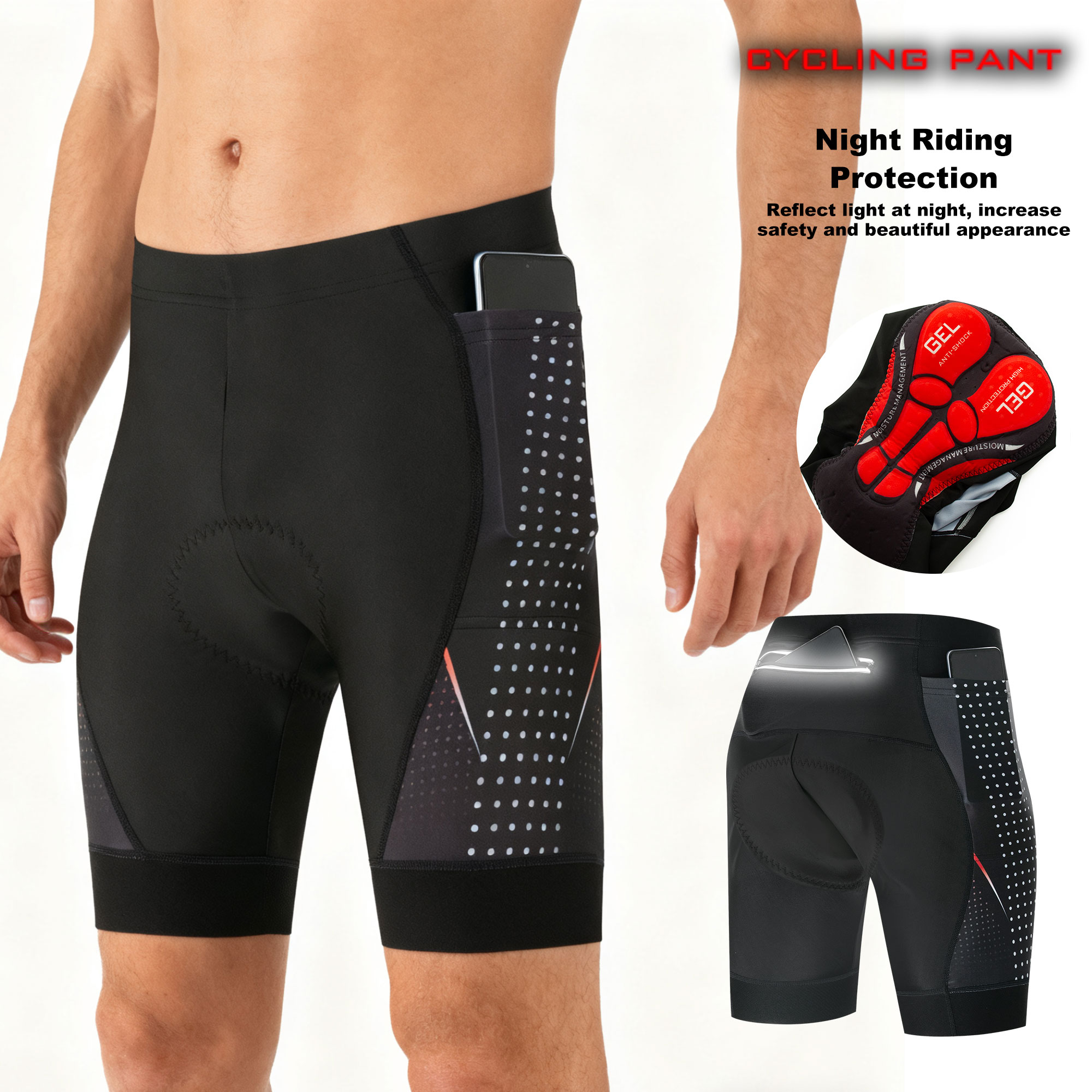Padded Cycling Shorts 5D Gel - 프리미엄 로드 바이크 반바지 5D 젤
