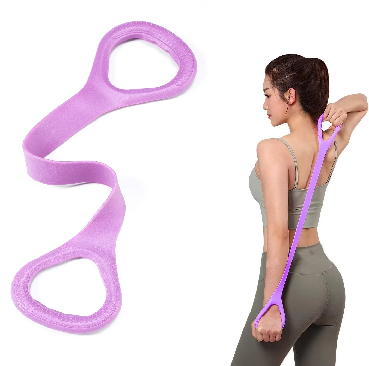 Pilates Bar Kit With Resistance Bands - 피트니스 운동 저항 밴드 팔 등