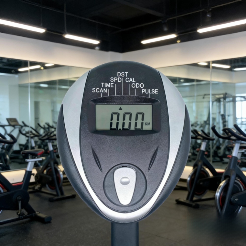 Exercise Bike Magnetic Resistance - 스핀 바이크용 블랙 ABS LCD 디스플레이,