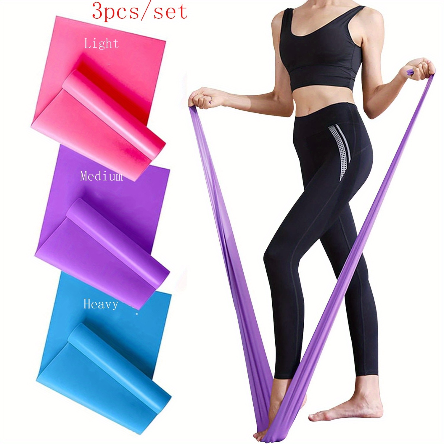 Pilates Bar Kit With Resistance Bands - 남성과 여성을 위한 1/3개 저항 밴드