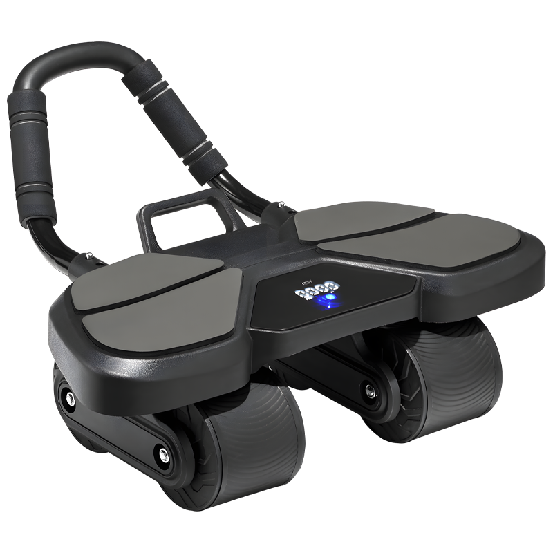 Ab Roller Wheel With Elbow Support - 팔꿈치 지지대가 있는 블랙 복근 휠