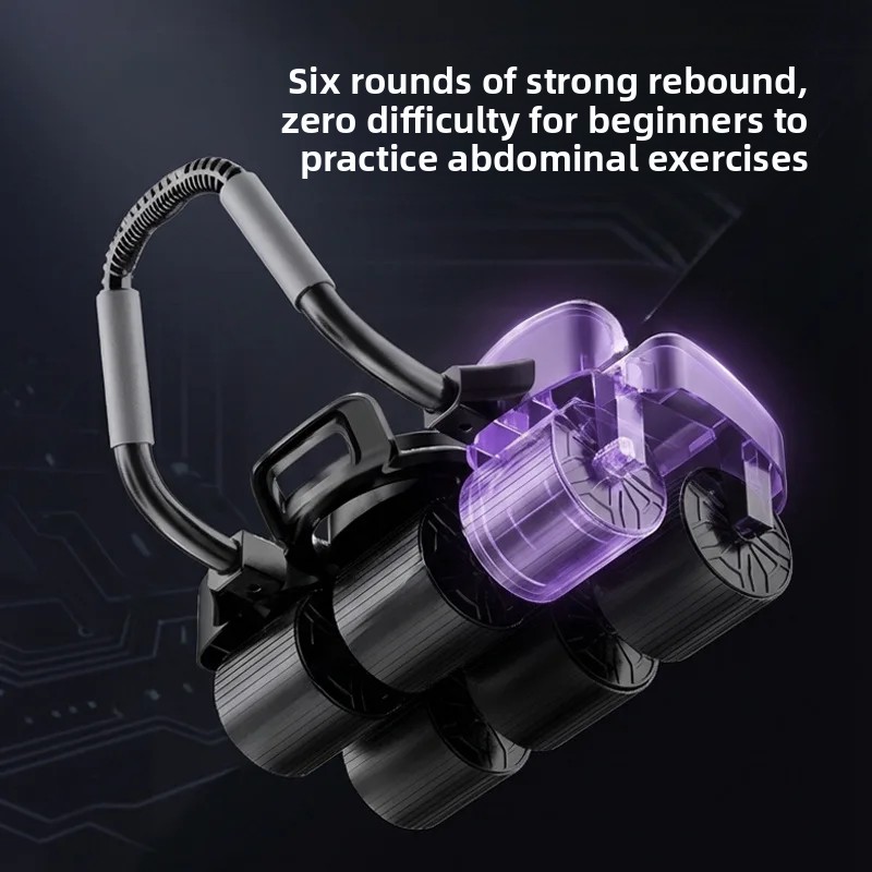 Ab Roller Wheel With Elbow Support - 휴대용 6륜 디지털 지능형 복근 롤러