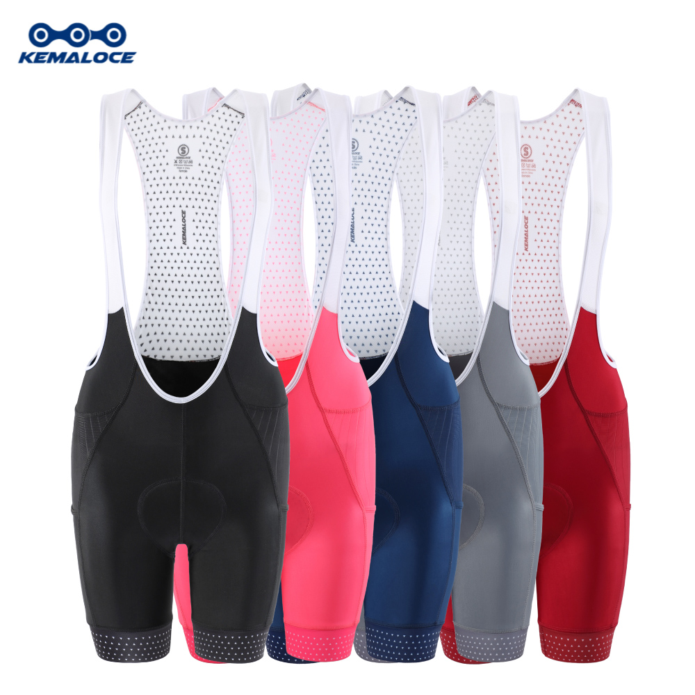 Padded Cycling Shorts 5D Gel - KEMALOCE 여성용 사이클링 턱받이 반바지, 블랙