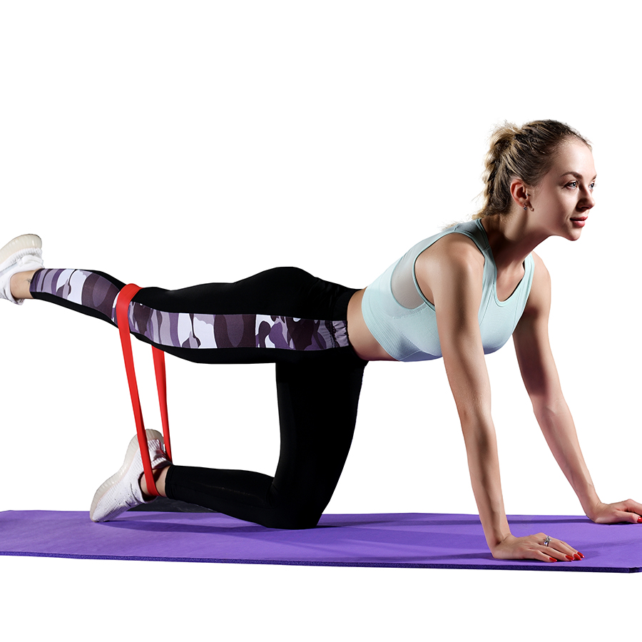 피트니스 저항 루프 밴드 고무 탄성 운동 밴드, 요가  - Pilates Bar Kit With Resistance Bands 리뷰 및 가격