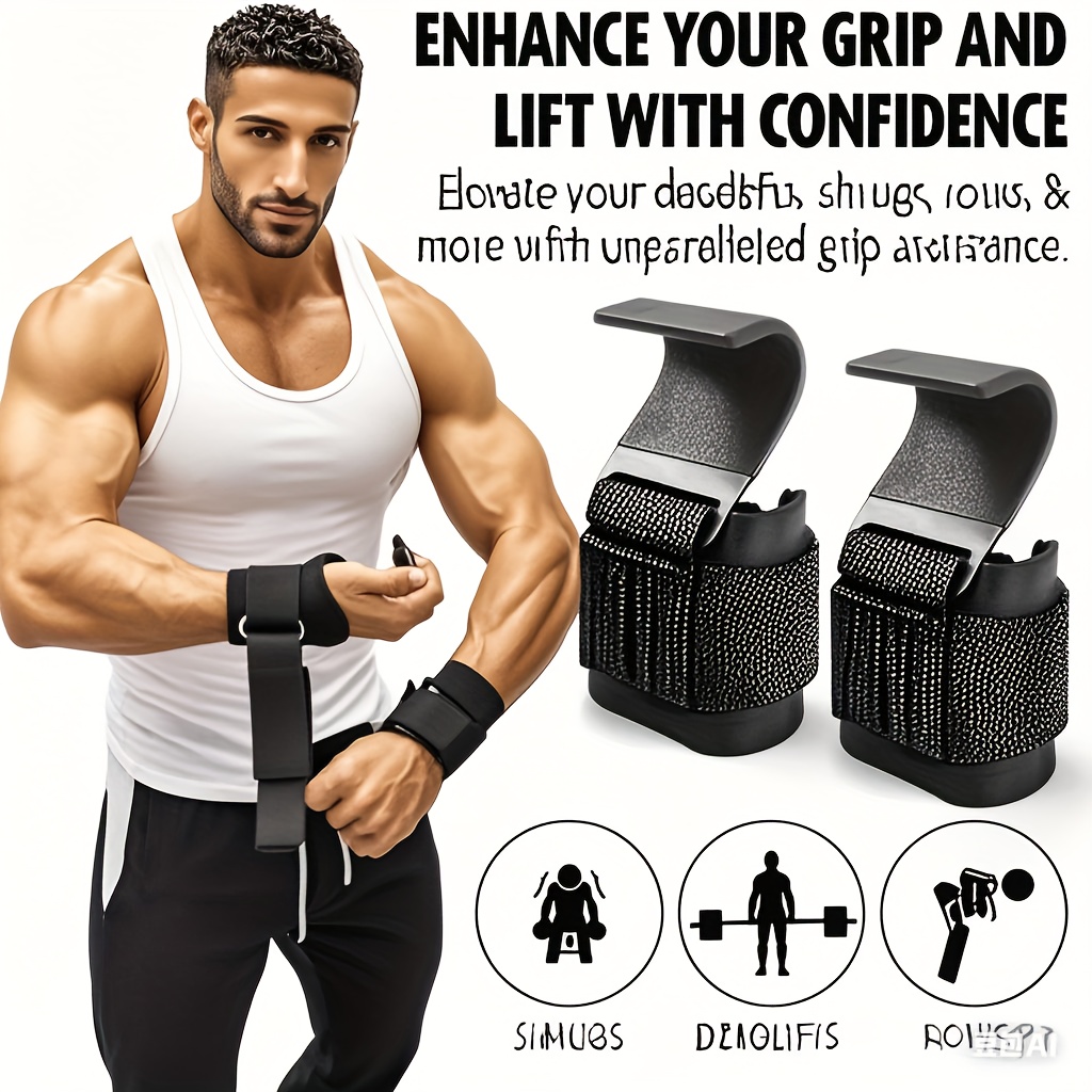 웨이트 리프팅 훅 그립 손목 스트랩 포함 핸드바 손목  - Wrist Wraps Weightlifting Support 리뷰 및 가격