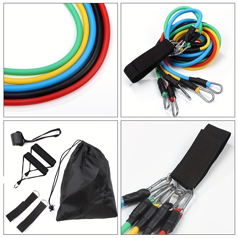 도어 앵커, 운동 밴드, 손잡이, 핸드백, 허벅지 밴드 - Pilates Bar Kit With Resistance Bands 리뷰 및 가격