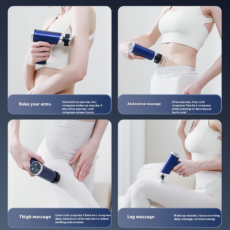 열 및 냉각 헤드가 있는 전기 마사지 총 포켓 크기의  - Electric Massage Gun Deep Tissue 리뷰 및 가격