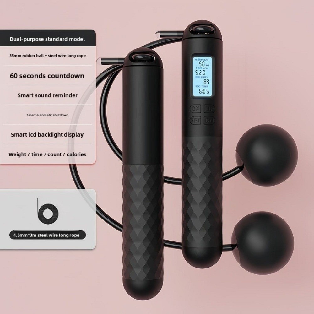 휴대용 무선 줄없는 줄넘기 카운터가 있는 미끄럼 방지  - Smart Jump Rope Digital Counter 리뷰 및 가격