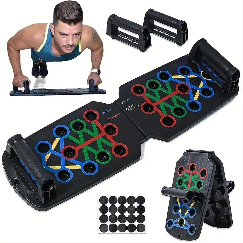 손잡이가 있는 휴대용 다기능 푸시업 보드 세트, 가슴  - Push Up Board Foldable Multi Function 리뷰 및 가격