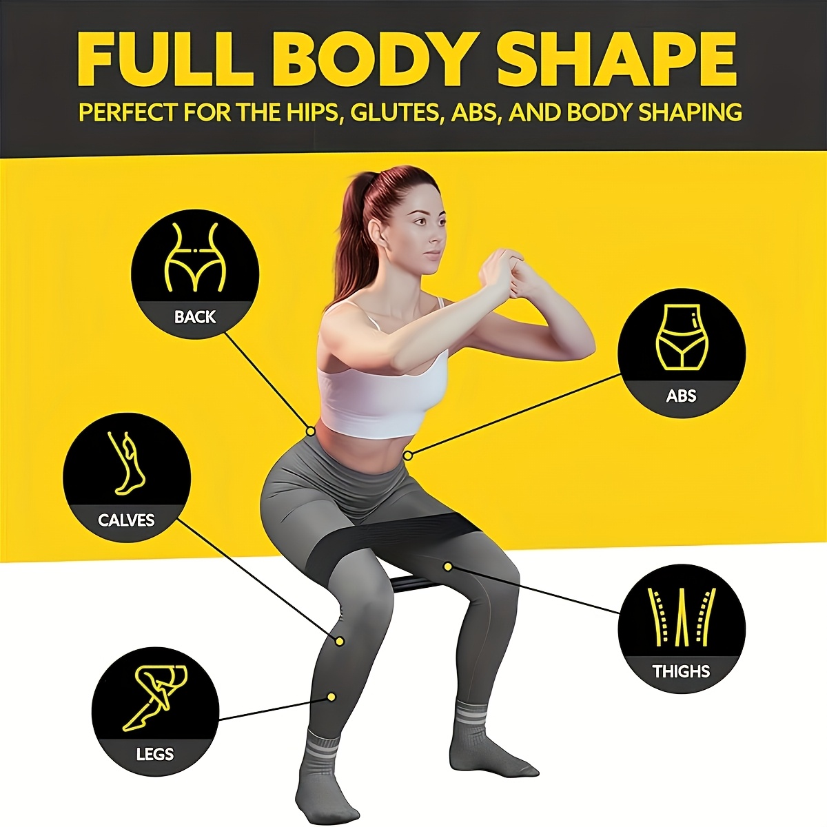 3개 세트 저항 밴드, 다리 및 엉덩이 운동용 탄성 운 - Pilates Bar Kit With Resistance Bands 리뷰 및 가격
