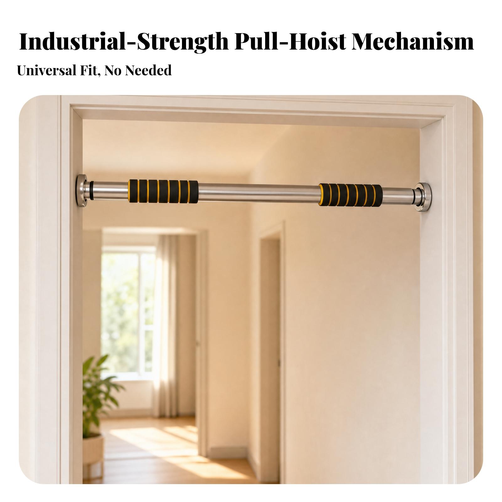 휴대용 도어 프레임 턱걸이 바 홈짐 스틸 풀업 바 조절 - Door Pull Up Bar No Screw 리뷰 및 가격