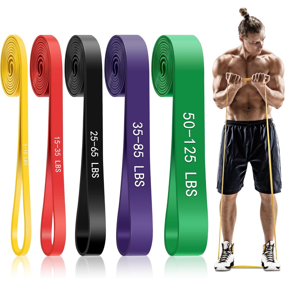 풀업 보조 밴드, 5단계 저항 밴드, 남녀 공용 풀업  - Resistance Bands Set With Handles 리뷰 및 가격