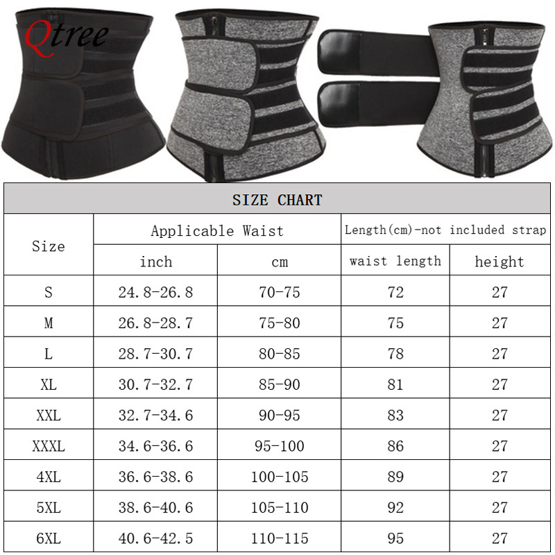 Qtree 허리 트레이너 플러스 사이즈 여성용 스포츠  - Sweat Waist Trainer Belt Neoprene 리뷰 및 가격
