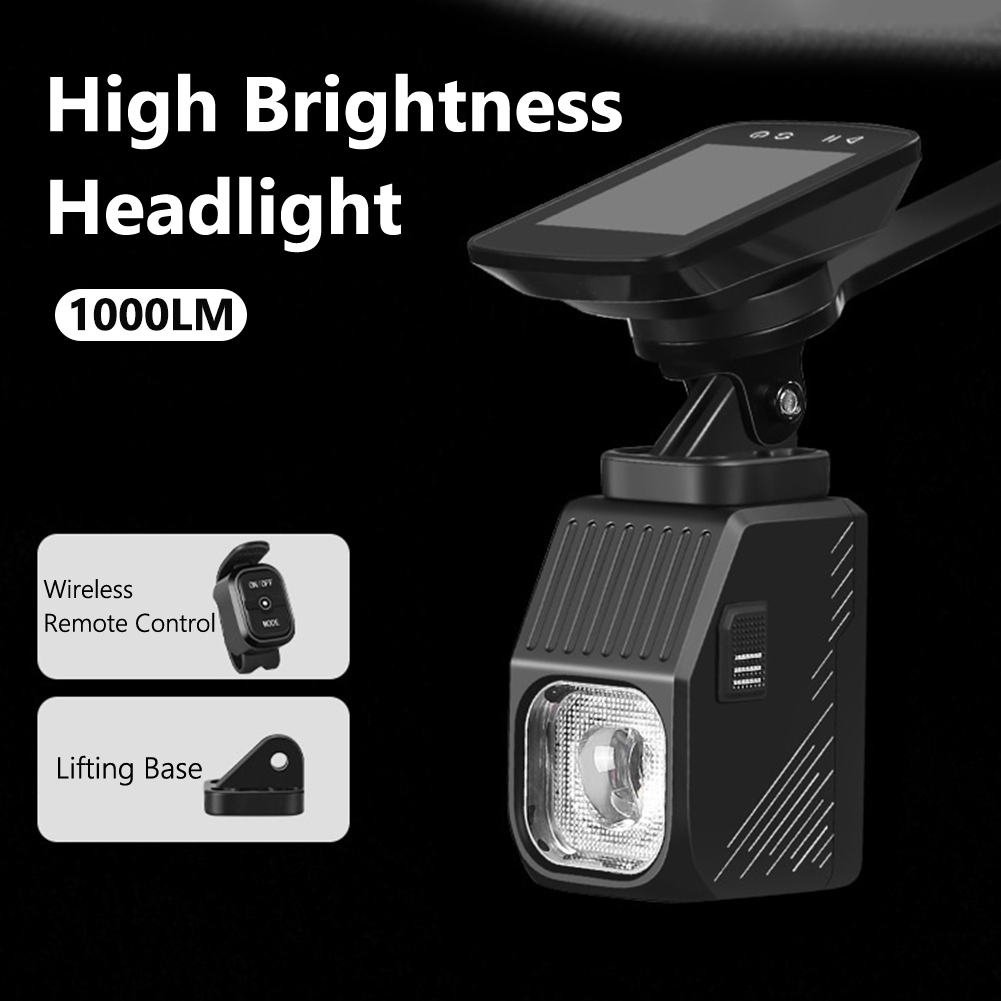 1000 루멘 고휘도 도로 자전거 전조등 리모컨 방수  - Rechargeable Bicycle Headlight 1000 Lumen 리뷰 및 가격