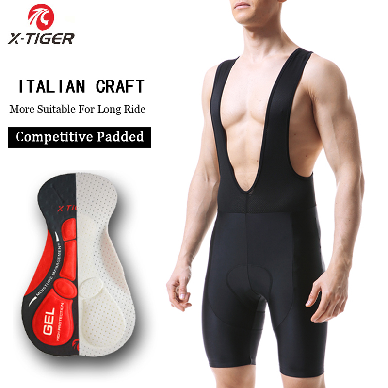 X-TIGER 사이클링 빕스 반바지, 5D 젤 패딩,  - Padded Cycling Shorts 5D Gel 리뷰 및 가격