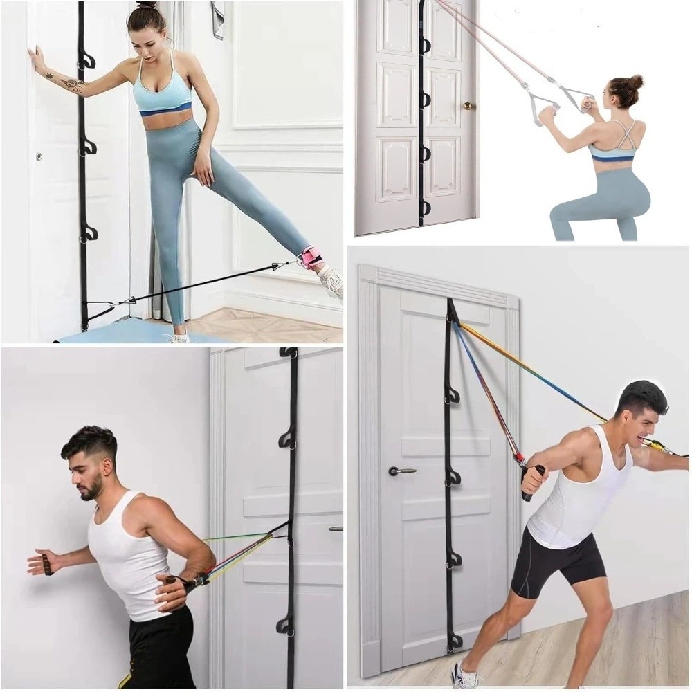 홈 피트니스 도어 앵커 스트랩 펀칭 없이 사용하는 운동 - Resistance Bands Set With Handles 리뷰 및 가격