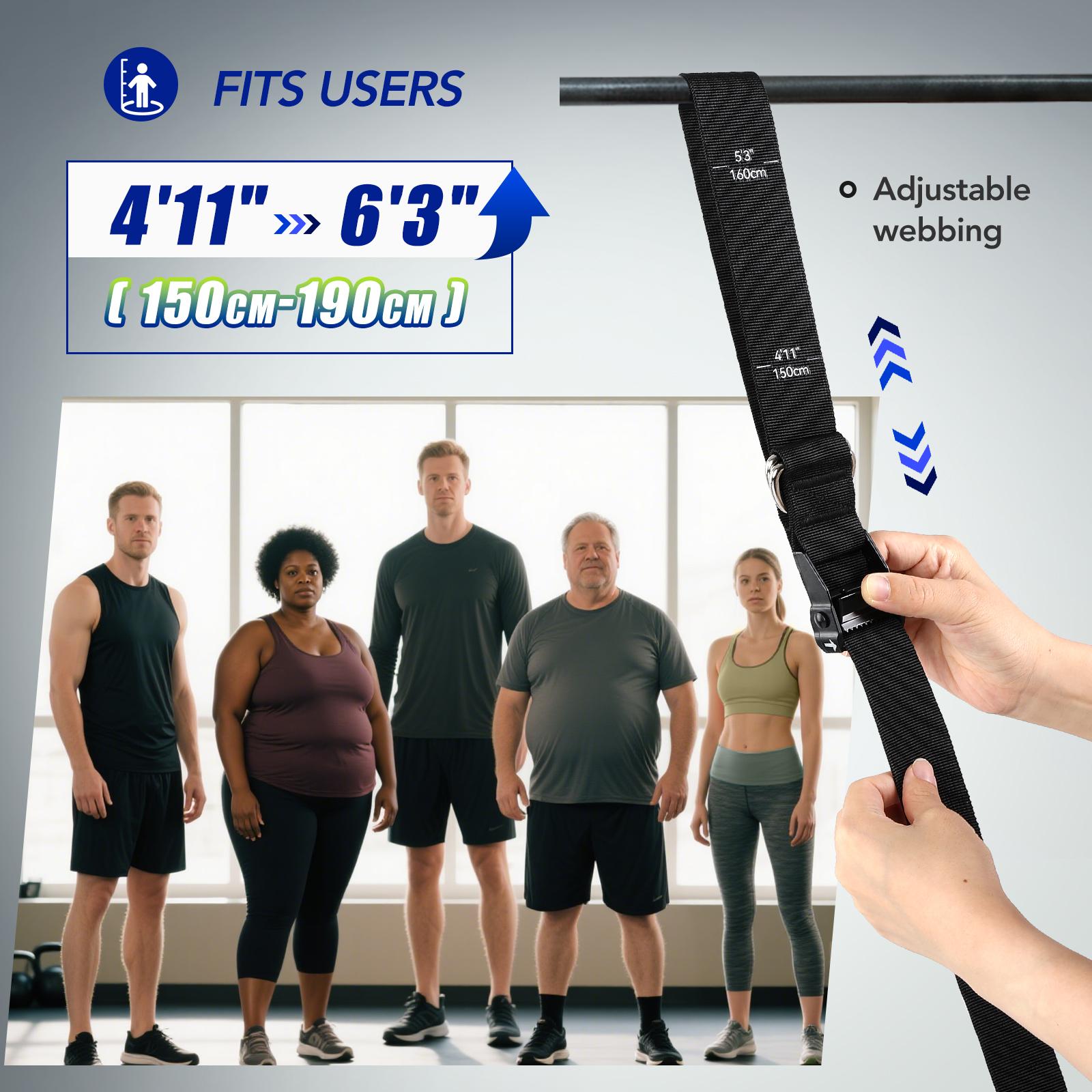 헤비 듀티 풀업 어시스트 밴드 세트 4x80lbs 조절 - Resistance Bands Set With Handles 리뷰 및 가격