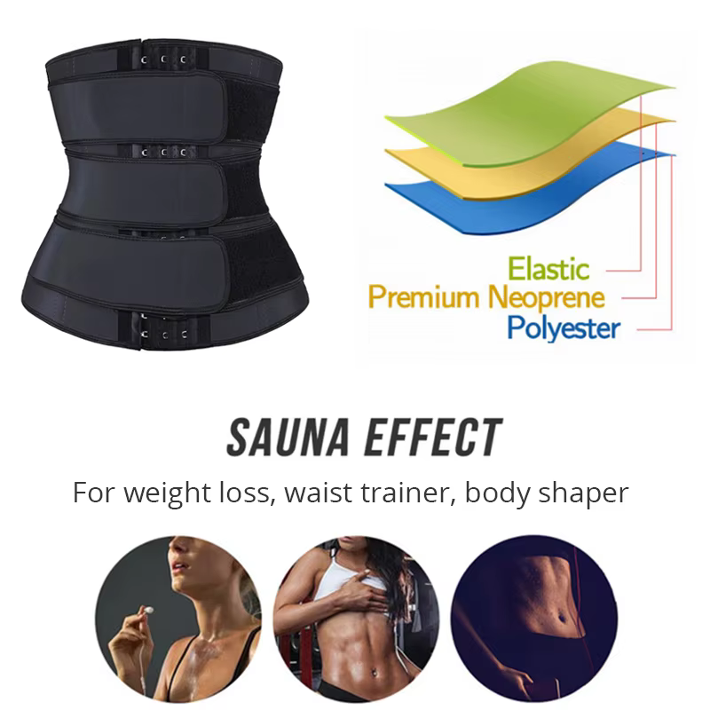 여성용 조절 가능한 브레스트 배꼽 컨트롤 허리 벨트 S - Sweat Waist Trainer Belt Neoprene 리뷰 및 가격