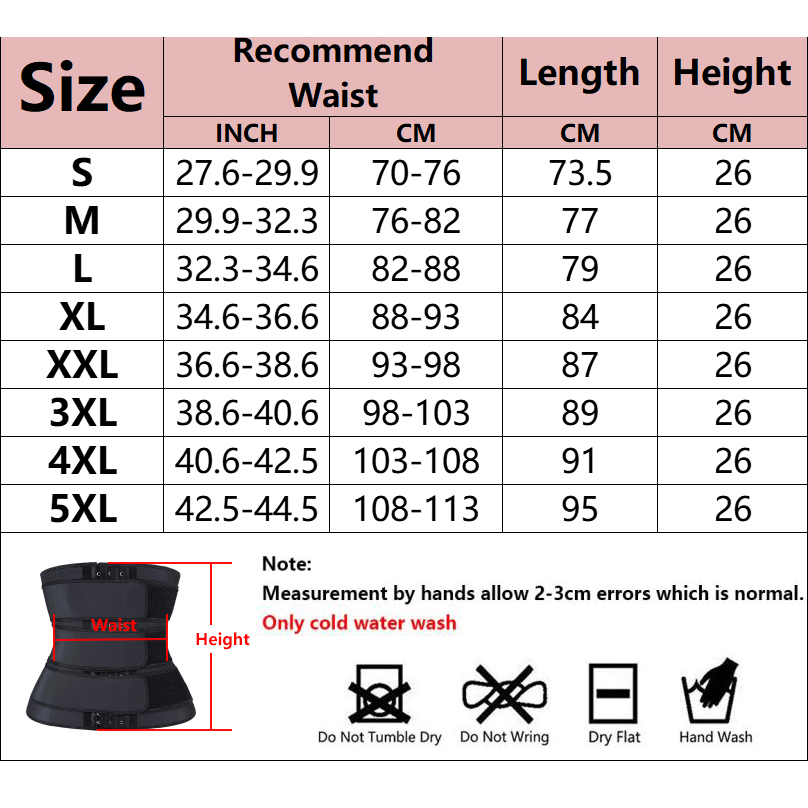 여성용 조절 가능한 브레스트 배꼽 컨트롤 허리 벨트 S - Sweat Waist Trainer Belt Neoprene 리뷰 및 가격