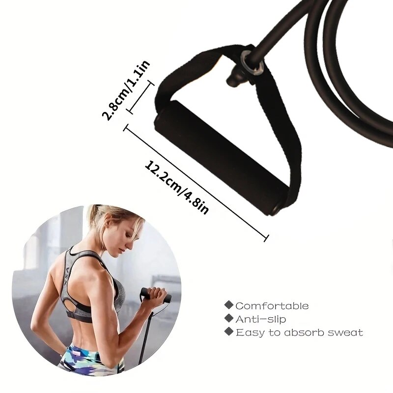 손잡이가 있는 저항 밴드, 운동 밴드, 남성용 여성용  - Resistance Bands Set With Handles 리뷰 및 가격