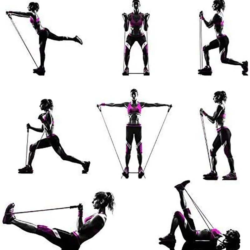 손잡이가 있는 저항 밴드, 운동 밴드, 남성용 여성용  - Resistance Bands Set With Handles 리뷰 및 가격