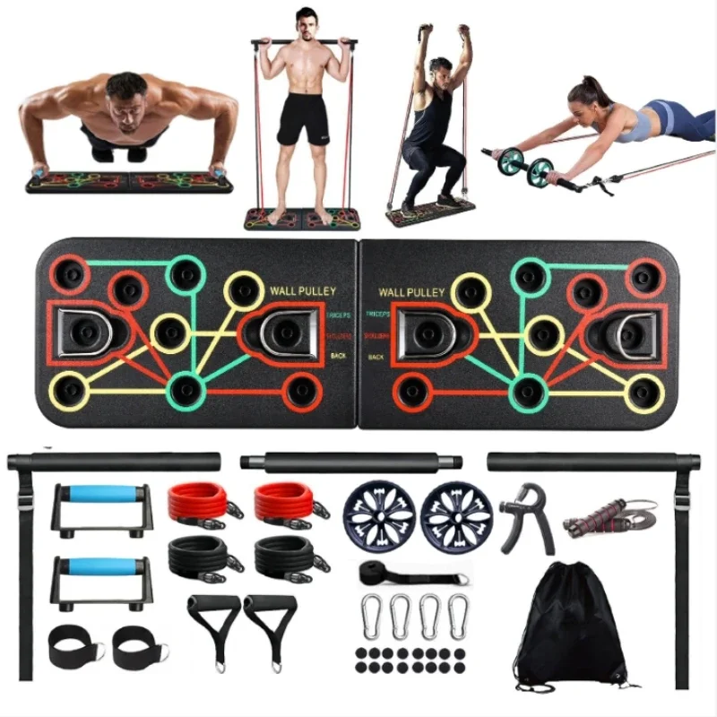 다기능 푸쉬업 보드 필라테스 바 세트 (저항 밴드 포함 - Pilates Bar Kit With Resistance Bands 리뷰 및 가격