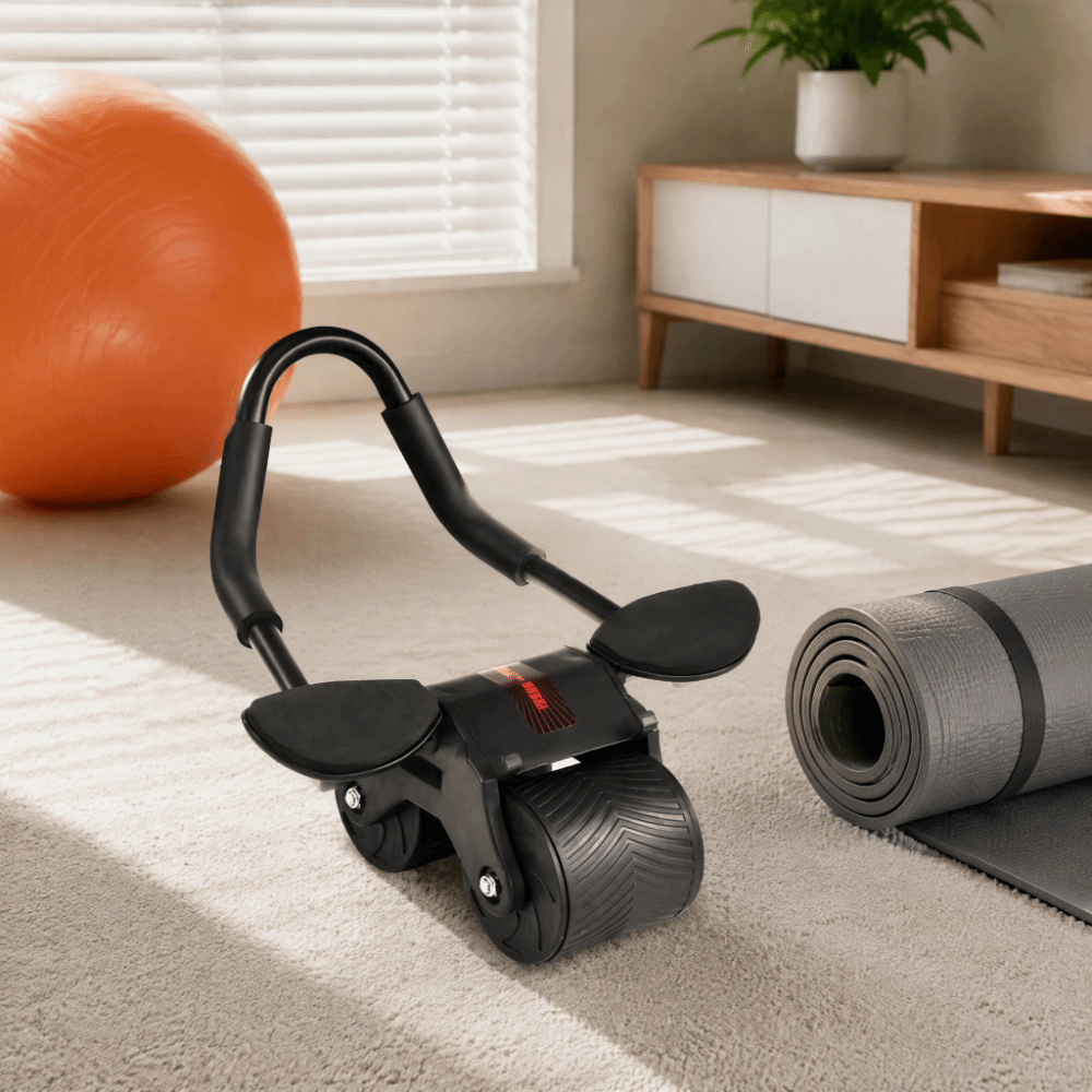 업그레이드된 자동 리바운드 복부 롤러 휠 무릎 매트 무 - Ab Roller Wheel With Elbow Support 리뷰 및 가격