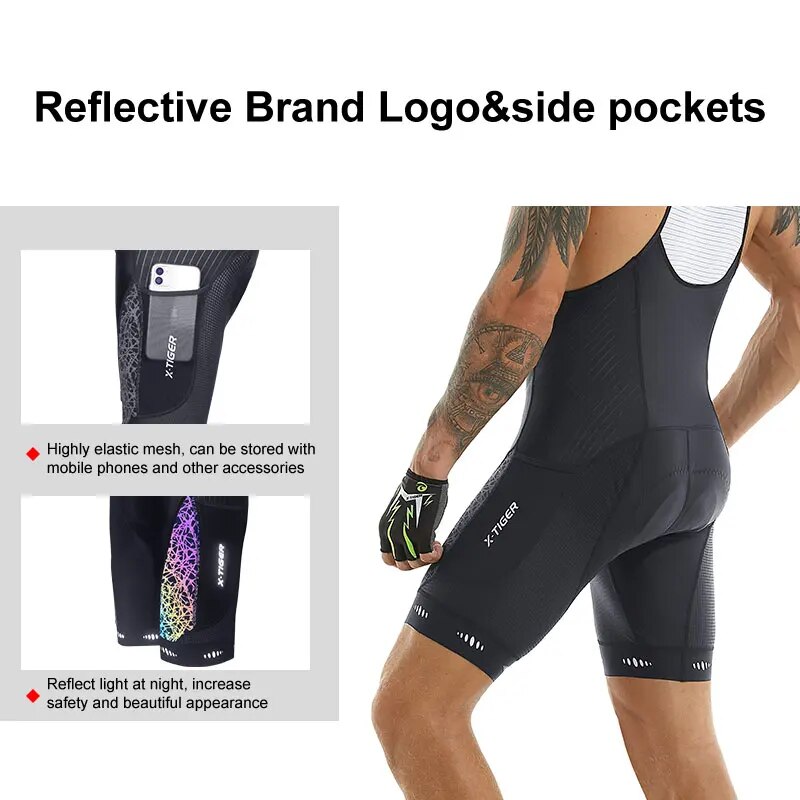 사이클링 턱받이 반바지, 5D 젤 패드, 산악 자전거  - Padded Cycling Shorts 5D Gel 리뷰 및 가격