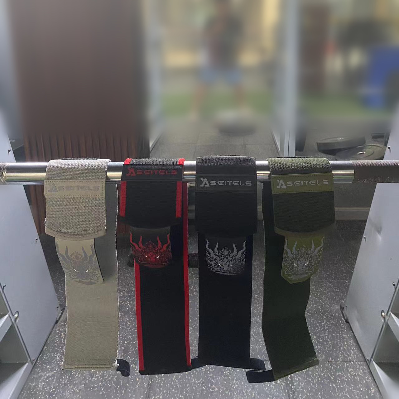 1 쌍 중국어 드래곤 피트니스 손목 스트랩 체육관 역도 - Wrist Wraps Weightlifting Support 리뷰 및 가격
