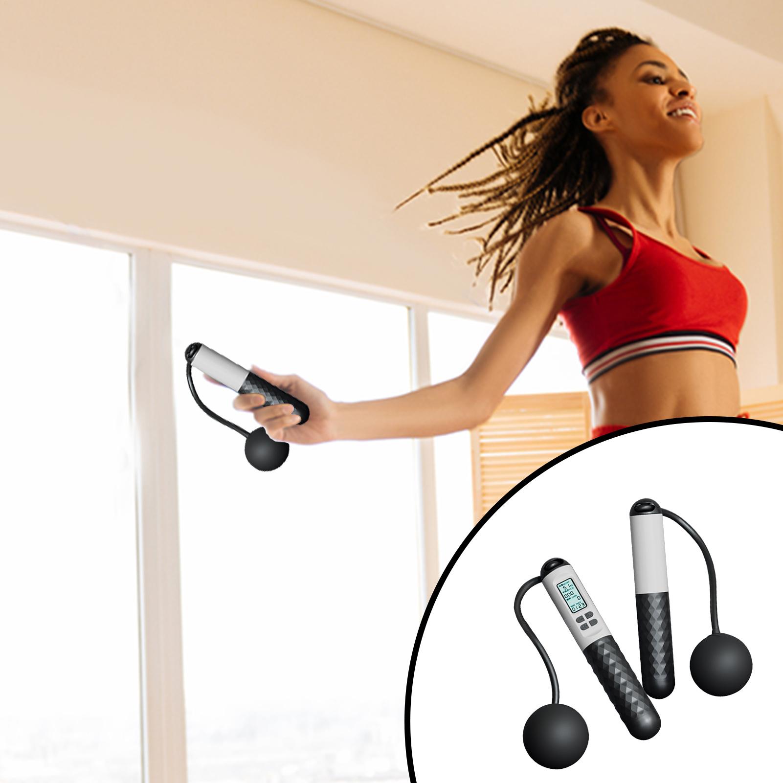 카운터가 있는 로프리스 줄넘기 피트니스 웨이트 스킵핑  - Smart Jump Rope Digital Counter 리뷰 및 가격
