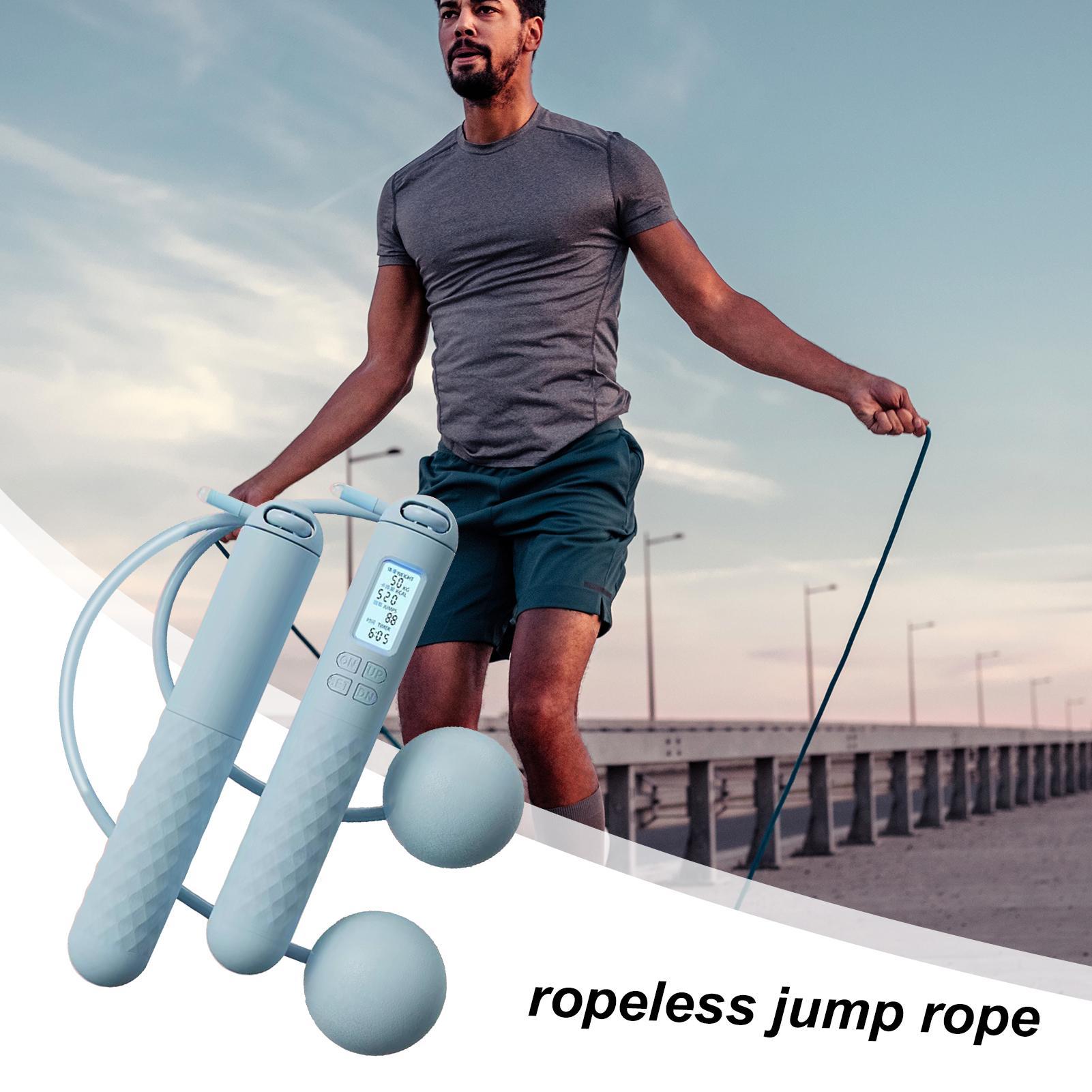 카운터가 있는 로프리스 줄넘기 피트니스 웨이트 스킵핑  - Smart Jump Rope Digital Counter 리뷰 및 가격