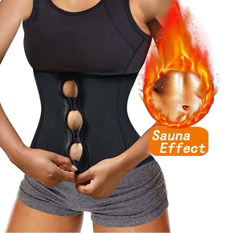 여성용 허리 트레이너 바디 쉐이퍼 후크 지퍼 뷔스티에  - Sweat Waist Trainer Belt Neoprene 리뷰 및 가격