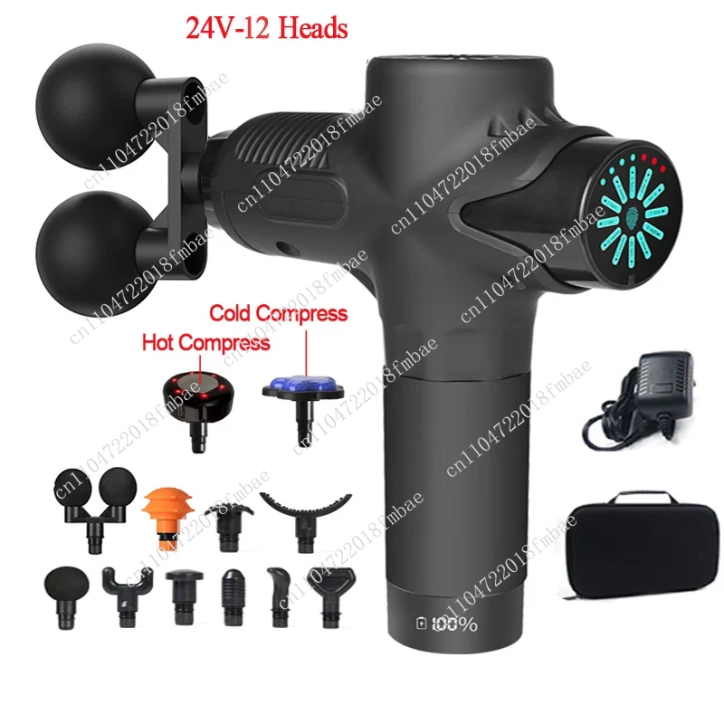 24V 전문가용 온냉 찜질 전기 마사지건 12단 고주파 - Electric Massage Gun Deep Tissue 리뷰 및 가격