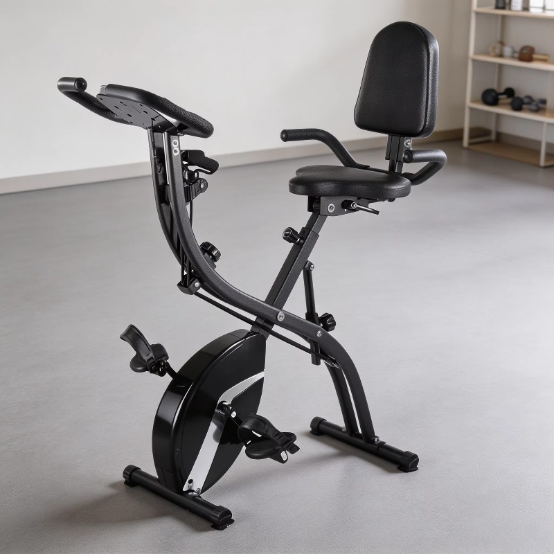 가정용 접이식 운동 자전거 LCD 디스플레이 배터리 구 - Exercise Bike Magnetic Resistance 리뷰 및 가격