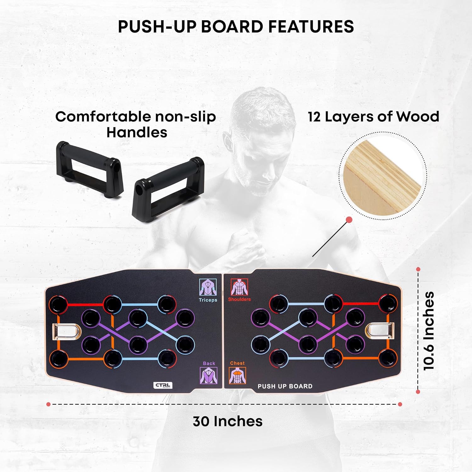 다기능 접이식 원목 푸쉬업 보드 원목 홈 피트니스 키트 - Push Up Board Foldable Multi Function 리뷰 및 가격