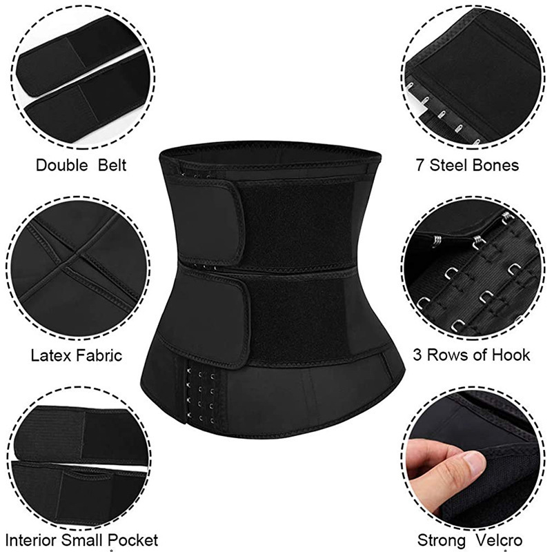 여성용 네오프렌 스웨트 웨이스트 트레이너 더블 벨트 바 - Sweat Waist Trainer Belt Neoprene 리뷰 및 가격