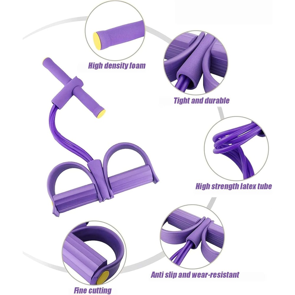 다기능 저항 밴드 세트, 강도 높은 운동을 위한 4개  - Resistance Bands Set With Handles 리뷰 및 가격