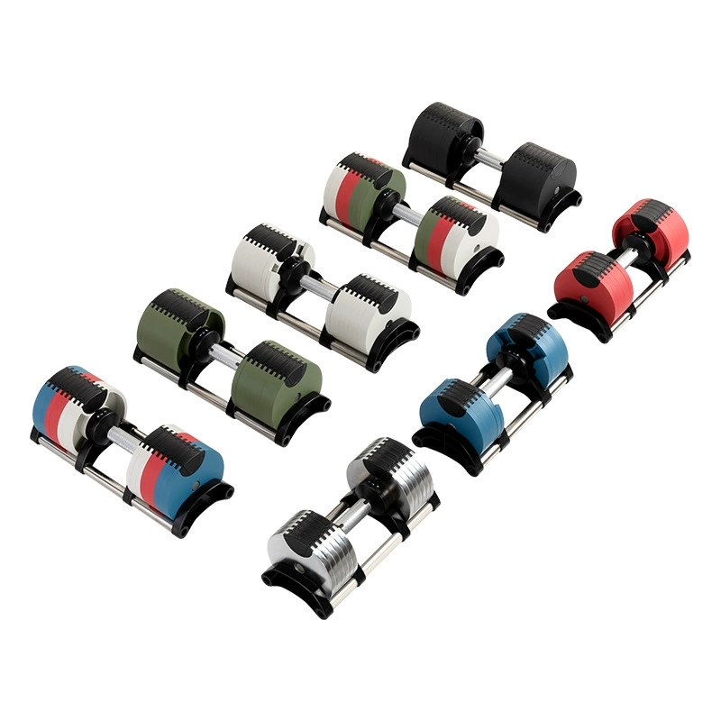 가정용 피트니스 주철 도금 덤벨 자동 교체 기능이 있는 - Adjustable Dumbbell Pair 40Kg 리뷰 및 가격