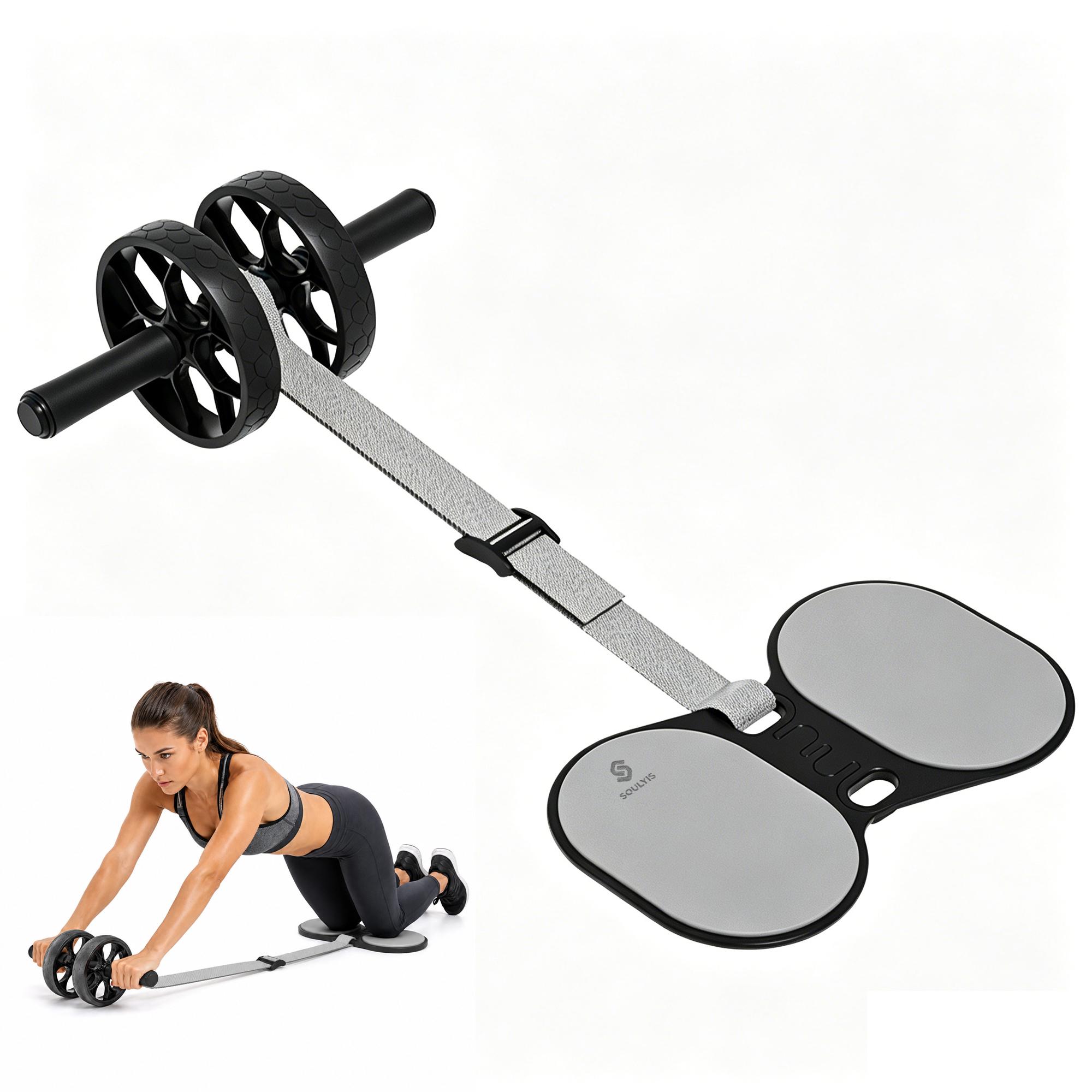 팔꿈치 지지대와 저항 밴드가 있는 듀얼 휠 복근 롤러, - Ab Roller Wheel With Elbow Support 리뷰 및 가격