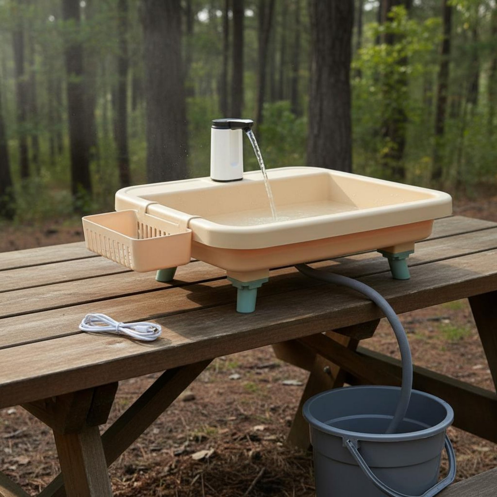 휴대용 손씻기 스테이션, 원터치 기능 캠핑용 세척 스테 - Camping 리뷰 및 가격