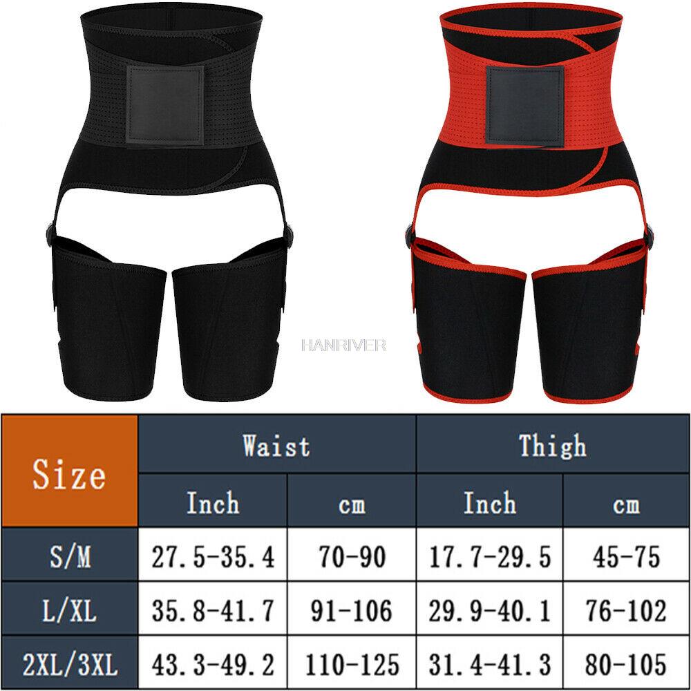 허리 및 허벅지 트리머 이중 압축 벨트, 다리 지지대, - Sweat Waist Trainer Belt Neoprene 리뷰 및 가격