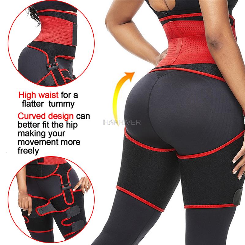 허리 및 허벅지 트리머 이중 압축 벨트, 다리 지지대, - Sweat Waist Trainer Belt Neoprene 리뷰 및 가격