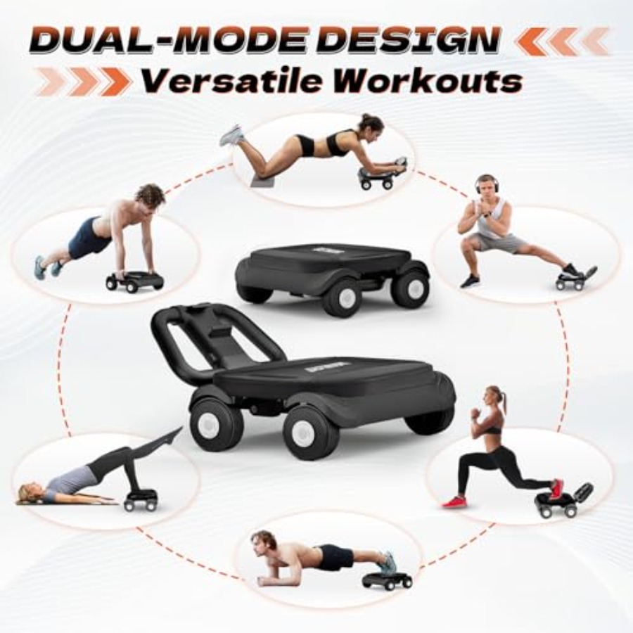 홈짐 코어 운동용 앱 롤러 휠 - 스틸 프레임 블랙 자 - Ab Roller Wheel With Elbow Support 리뷰 및 가격