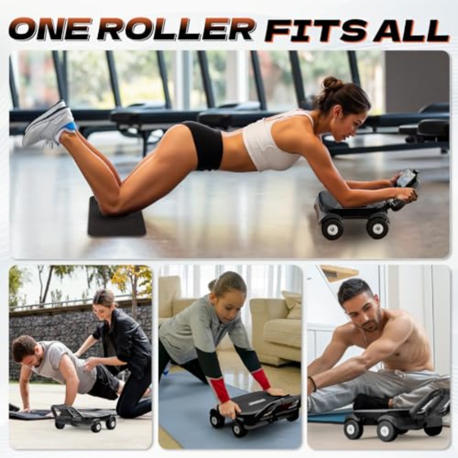 홈짐 코어 운동용 앱 롤러 휠 - 스틸 프레임 블랙 자 - Ab Roller Wheel With Elbow Support 리뷰 및 가격